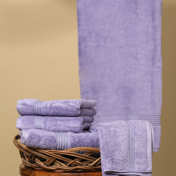 Aura Royal Purple Hand and Wash Towels
